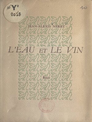 cover image of L'eau et le vin